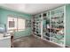 Inviting bedroom with built-in shelving perfect for displaying décor and personal items at 1111 W Summit Pl # 85, Chandler, AZ 85224