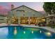 Inviting backyard with pool and outdoor living space, great for entertaining at 1181 N Dustin Ln, Chandler, AZ 85226