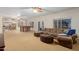 Spacious living room flowing into the dining area, offering an open and airy feel at 1181 N Dustin Ln, Chandler, AZ 85226