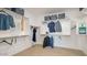 Organized walk-in closet with shelving and hanging racks, perfect for efficient storage of clothing and accessories at 12708 W Corona Ave, Avondale, AZ 85323
