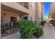 Building's exterior showcasing porches, desert landscaping, and a convenient covered parking area at 13700 N Fountain Hills Blvd # 155, Fountain Hills, AZ 85268