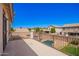 Balcony view of the pool and neighborhood at 17258 W Meghan Dr, Goodyear, AZ 85338