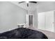 Relaxing bedroom featuring neutral walls and convenient closets at 17258 W Meghan Dr, Goodyear, AZ 85338