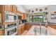 Bright kitchen features granite countertops, a butcher block island, and stainless steel appliances at 1739 E Knox Rd, Tempe, AZ 85284