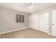 Bedroom with hardwood floors, a window, and closet at 1920 W Lindner Ave # 116, Mesa, AZ 85202