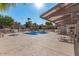Community pool with plenty of lounge seating at 1920 W Lindner Ave # 116, Mesa, AZ 85202