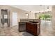 Practical Kitchen view with breakfast bar and view of Gathering room at 2028 S Esmeralda --, Mesa, AZ 85209