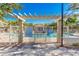 The gated community pool area ensures safety, with posted rules for a secure and enjoyable experience at 280 S Evergreen Rd # 1320, Tempe, AZ 85288