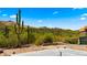 Desert view of house foundation with mountain backdrop at 38940 N 54Th St, Cave Creek, AZ 85331