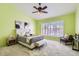Tranquil main bedroom with a comfortable bed, and an expansive window at 4346 E Prickly Pear Trl, Phoenix, AZ 85050