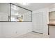 Bright dining space with neutral walls, tiled floors, and storage at 510 N Alma School Rd # 139, Mesa, AZ 85201
