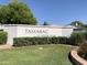 Community sign for Tamarac at Moon Valley surrounded by lush greenery at 510 W Marconi Ave, Phoenix, AZ 85023