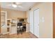 Bright office with built-in shelving, neutral walls, and comfortable workspace for productivity at 510 W Marconi Ave, Phoenix, AZ 85023