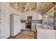 Functional kitchen features white cabinetry, stainless steel appliances, and tile backsplash at 5738 N Scottsdale Rd, Scottsdale, AZ 85253