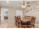 Charming dining room with a spacious table and chairs, perfect for gatherings and entertaining at 6014 W Evans Dr, Glendale, AZ 85306