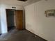 A view of the bedroom with a ceiling fan, a closet and an air conditioner at 836 W Laguna Azul Ave, Mesa, AZ 85210