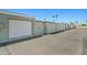 View of garage and outdoor gate, providing private access at 10072 W Lancaster Dr, Sun City, AZ 85351