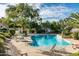Lushly landscaped pool with comfortable seating, perfect for relaxing and enjoying the beautiful surroundings at 10401 N 52Nd St # 210, Paradise Valley, AZ 85253