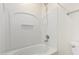 This bright bathroom features a combined shower and tub unit at 1071 E Chelsea Dr, San Tan Valley, AZ 85140
