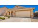 Charming single-story home featuring desert landscaping and a spacious two car garage at 1071 E Chelsea Dr, San Tan Valley, AZ 85140