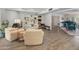 Spacious living room featuring fireplace, built-in shelves, and comfortable seating at 11051 N 45Th Pl, Phoenix, AZ 85028