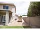 Spacious backyard includes garden beds and covered patio, a great place to relax and entertain at 1374 N Alexis Dr, Gilbert, AZ 85234
