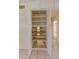Linen closet with adjustable shelves at 15610 N 98Th Ave # 26, Sun City, AZ 85351