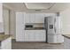 Kitchen featuring stainless steel appliances, granite countertops, and white cabinets at 2247 W Highland St, Chandler, AZ 85224