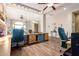 Spacious office with wood floors and open layout offers a versatile workspace at 2406 E Oakland St, Chandler, AZ 85225