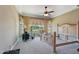 A bedroom features a seating area with views and an antique bed frame at 2454 W Hope Cir, Chandler, AZ 85248