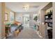 Hobby room with a built-in table and custom decor at 2454 W Hope Cir, Chandler, AZ 85248
