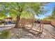 Large backyard with mature trees, play structure and plenty of space for outdoor activities and enjoyment at 29023 N 46Th Way, Cave Creek, AZ 85331