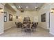 Community room with tables, chairs, and high ceilings, great for entertaining at 29606 N Tatum Blvd # 174, Cave Creek, AZ 85331