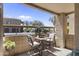 Cozy outdoor patio with seating area, perfect for relaxing and enjoying the view at 29606 N Tatum Blvd # 174, Cave Creek, AZ 85331