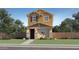 Charming two-story home featuring a landscaped yard, neutral paint scheme, and a welcoming entrance at 3335 S Lily Ave, Mesa, AZ 85212