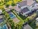 Expansive backyard showcasing a sparkling pool, covered patio, and turf, perfect for outdoor enjoyment at 3415 E Arabian Dr, Gilbert, AZ 85296