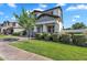 Beautiful home exterior showcasing a well-kept lawn and attractive shrubbery at 3415 E Arabian Dr, Gilbert, AZ 85296