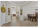 Spacious foyer with tile flooring, high ceilings, and a view of the dining area at 4305 S Antonio --, Mesa, AZ 85212