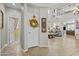 Bright foyer with tile floors, high ceilings, and an open view into the living area at 4305 S Antonio --, Mesa, AZ 85212