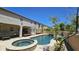 A luxurious pool and spa, complimented by an outdoor seating area for perfect relaxation and entertainment at 4305 S Antonio --, Mesa, AZ 85212