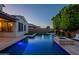 Stunning backyard includes a refreshing pool, perfect for enjoying warm days and outdoor gatherings at 4337 S Helix --, Mesa, AZ 85212