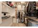 Spacious walk-in closet with ample storage, shelving, and clothing racks for organization at 4337 S Helix --, Mesa, AZ 85212
