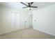 This bedroom features neutral walls and a built in closet at 520 N 23Rd St, Mesa, AZ 85213