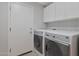 Spacious laundry room with side-by-side washer and dryer at 6672 E Horned Owl Trl, Scottsdale, AZ 85266