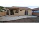 Inviting covered patio with a large paved area, perfect for outdoor entertaining at 6722 W Shannon St, Chandler, AZ 85226