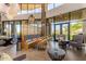 Lobby sitting area with comfortable seating, modern lighting, and large windows at 10311 E Trent Ave, Mesa, AZ 85212