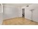 Bedroom features closet, access to staircase, and bathroom with tile flooring at 1052 S San Jose St # 6, Mesa, AZ 85202