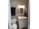 Modern bathroom featuring white vanity and ample lighting at 111 S Greenfield Rd # 785, Mesa, AZ 85206