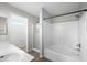 Bright bathroom features a large soaking tub, separate shower, and modern fixtures at 13261 W Gelding W Cir, Surprise, AZ 85379