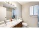 Bathroom featuring double sinks, a large mirror, and ample lighting at 1915 S 39Th St # 37, Mesa, AZ 85206
